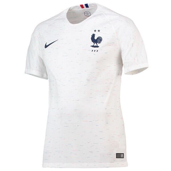 Camiseta Francia 2ª Mujer 2018 Blanco